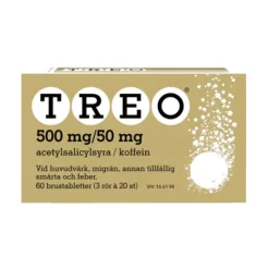 Treo, brustablett 500 mg/50 mg 3 x 20 st
