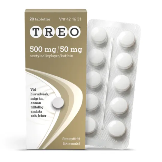 Treo 500 mg/50 mg 20 tabletter