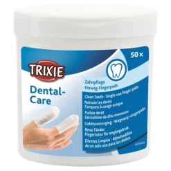 Trixie Fingerpads Mint för tandvård 50 st