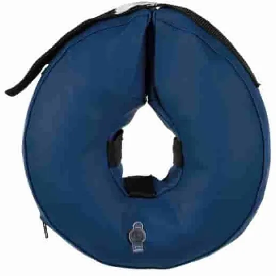 Trixie Hundkrage Uppblåsbar XS 20-24 cm Blå