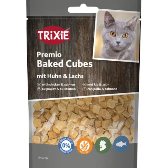 Trixie Premio Baked Cubes med Kyckling & Lax 50 g