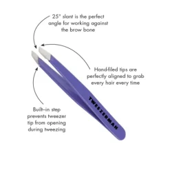 Tweezerman Mini Slant Tweezer Lovely Lavendar