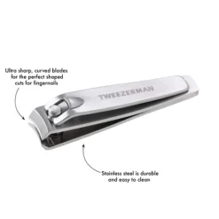 Tweezerman Stainless Steel Fingernail Clipper