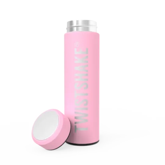 Twistshake Hot or Cold Bottle 420 ml Pastell Rosa