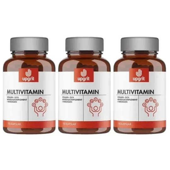 Upgrit Multivitamin 90 kapslar 3-pack