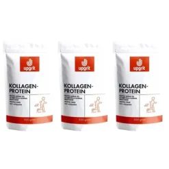 Upgrit Rent Kollagenprotein 500 g 3-pack