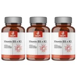 Upgrit Ren Vitamin D3 + K2 90 kapslar 3-pack