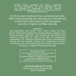 Urtekram Blown Away Wild Lemongrass Deo 50 ml