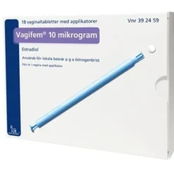 Vagifem, vaginaltablett 10 mikrogram 18 st