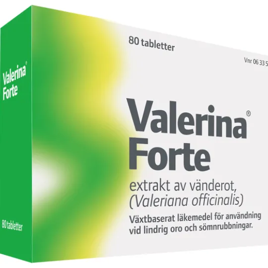 Valerina Forte filmdragerad tablett 80 st