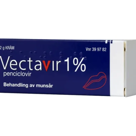 Vectavir Munsårskräm 1% 2 g