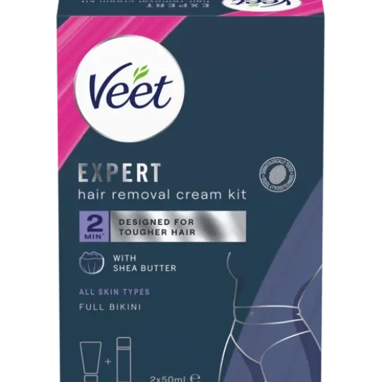 Veet Expert Hårborttagningskit för Intimområde 2 x 50 ml