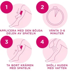 Veet Pure Hårborttagningskräm Ben & Kropp Torr Hud 200 ml