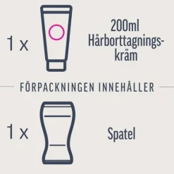 Veet Pure Hårborttagningskräm Ben & Kropp Normal Hud 200 ml