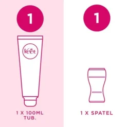 Veet Pure Hårborttagningskräm Bikini & Armhåla Känslig hud 100 ml