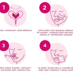 Veet Pure Wax Strips Ansikte Känslig Hud 20 st