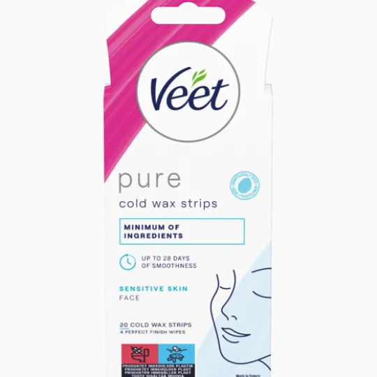 Veet Pure Wax Strips Ansikte Känslig Hud 20 st
