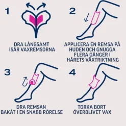 Veet Pure Wax Strips Ben & Kropp Känslig Hud 20 st