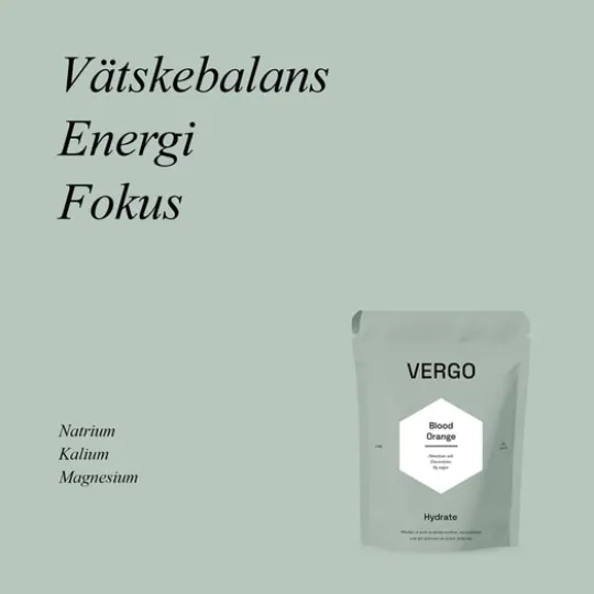 VERGO Hydrate Blood Orange 30 brustabletter