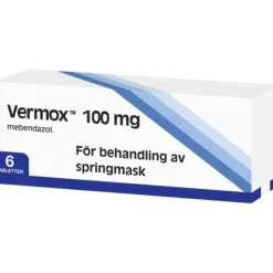 Vermox Tabletter Mebendazol 100 mg 6 st