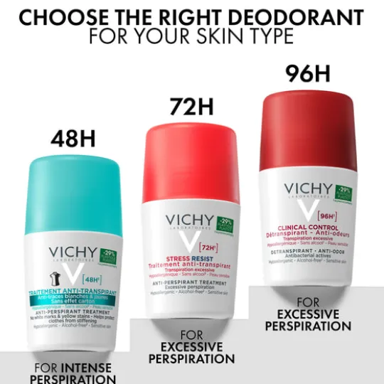 Vichy Antiperspirant Deo Anti Trace 48 H