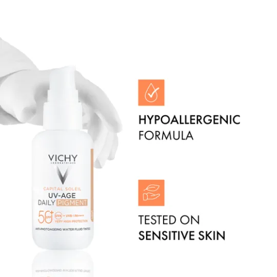 Vichy Capital Soleil UV-age Daily Pigment Light SPF50+ 40 ml