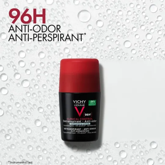 Vichy Clinical Control 96hr Roll-on Antiperspirant Deodorant 50 ml