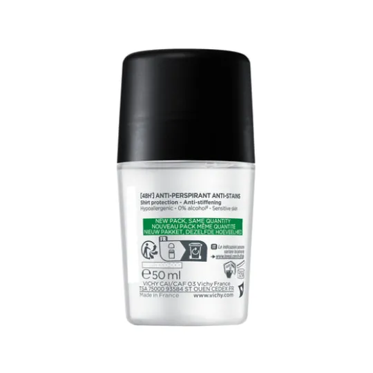 Vichy Homme Anti-Stains Deodorant 48H 50 ml