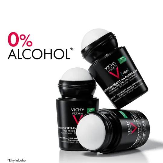 Vichy Homme Roll-on Deodorant 48H 50 ml