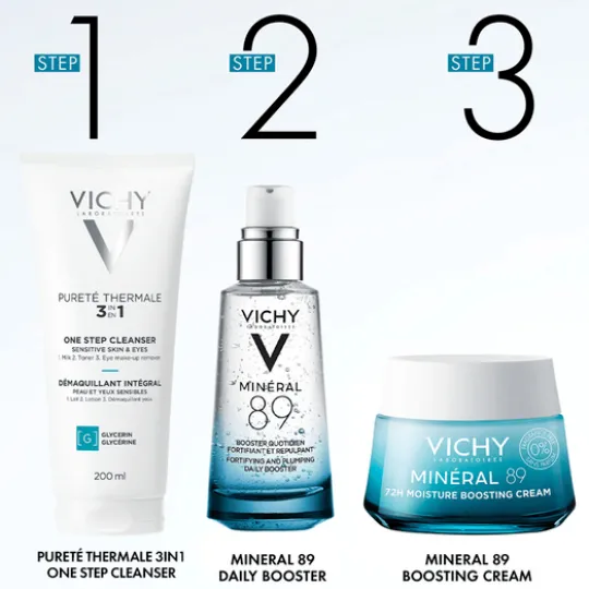 Vichy Pureté Thermale 3-in-1 One step Cleanser Sensitive Skin 200 ml