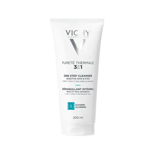 Vichy Pureté Thermale 3-in-1 One step Cleanser Sensitive Skin 200 ml
