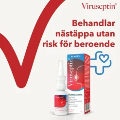 Viruseptin Avsvällande Nässpray mot Nästäppa 20 ml