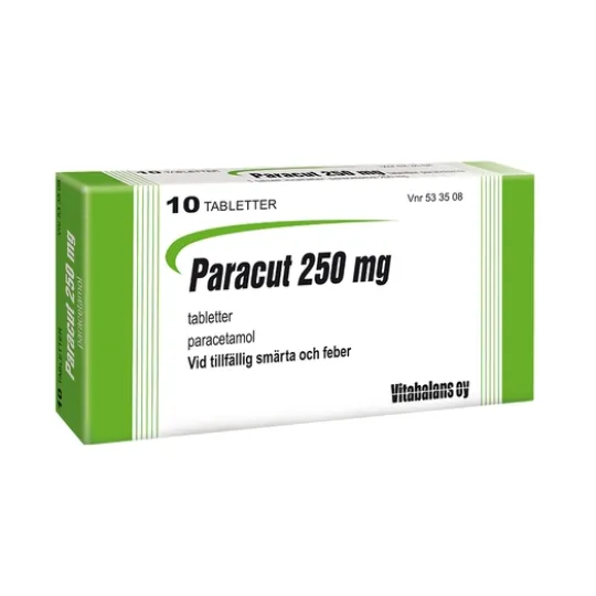 Vitabalans Paracut, tablett 250 mg 10 st