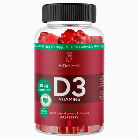 VitaYummy D3 Raspberry 60 gummies