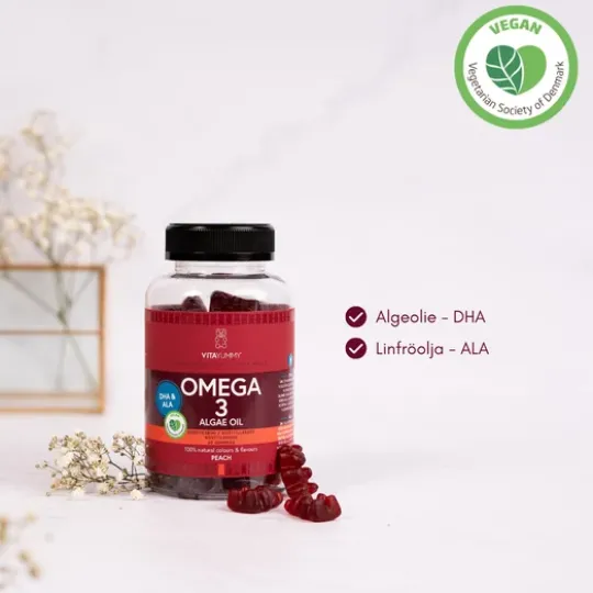 VitaYummy Omega-3 Peach 60 gummies