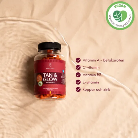 VitaYummy Tan & Glow Tropical 60 gummies