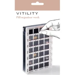 Vitility Dosett Veckobehållare