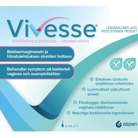 Vivesse Vaginalkräm 7 x 5 ml
