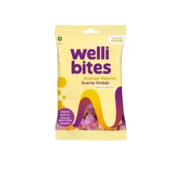 Wellibites Ananas-Passion & Svarta vinbär 70 g