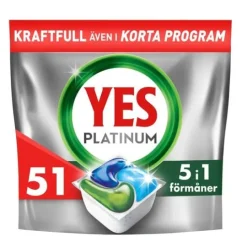 YES Platinum All In One Maskindisktabletter 51 st