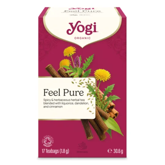 YogiTea Feel Pure KRAV 17 tepåsar