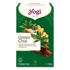 YogiTea Green Chai KRAV 17 tepåsar