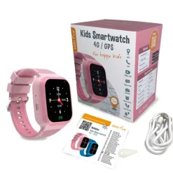 Zazu Smartwatch 4G för barn Rosa