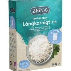 Zeinas Boil-in-Bag Långkornigt ris 4 x 125 g