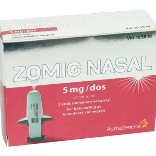 Zomig Nasal Nässpray 5 mg/dos 2 st