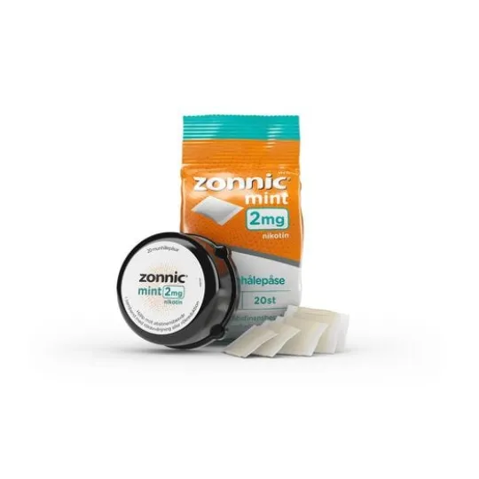 Zonnic Mint munhålepåse 2 mg 20 st